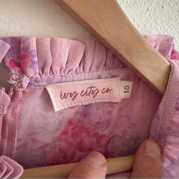 Ivy City Co. Pink Tiered Garden State Dress 10 - Picture 4 of 10